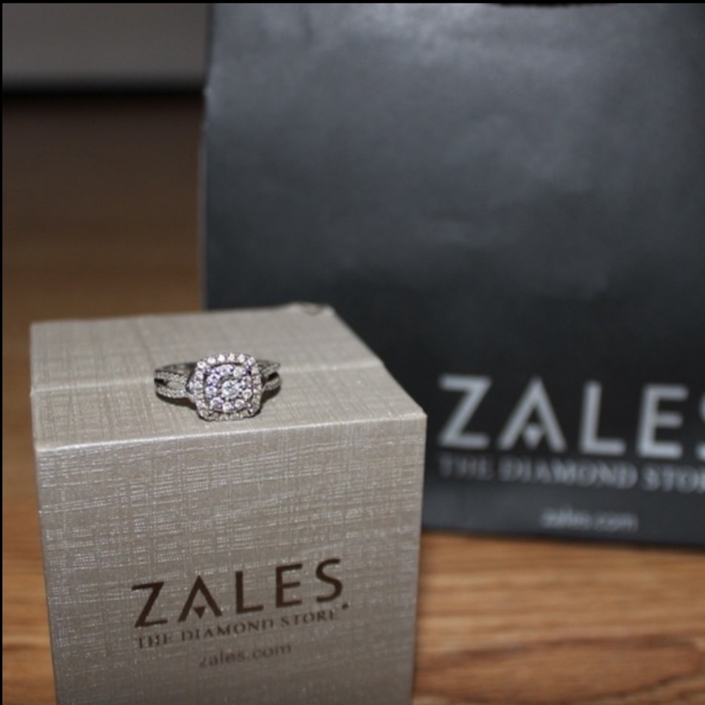 COPY - Zale’s Diamond Frame Ring